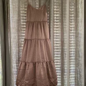 Anthropology ankle length dress